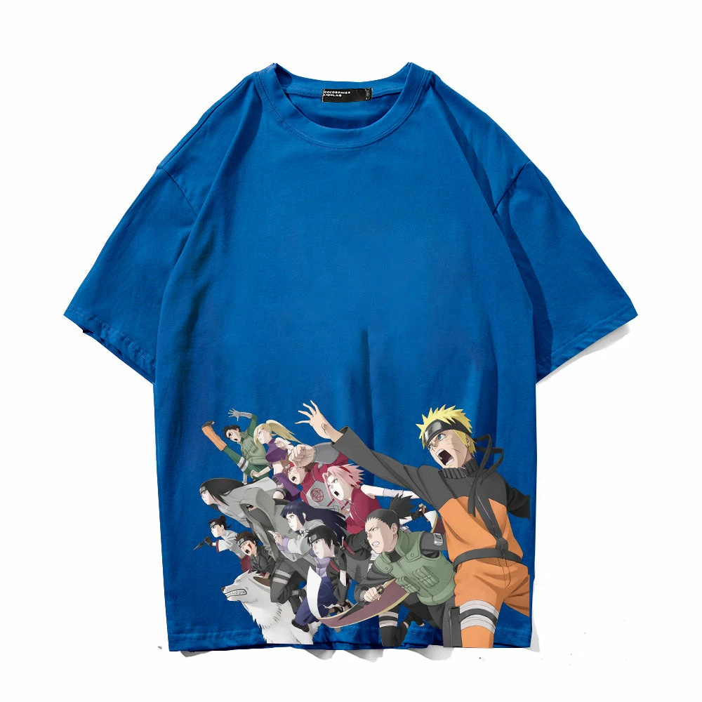 New Naruto Shippuden Charging Forward Summer T-shirt 5 New Naruto Shippuden Charging Forward Summer T-shirt - Image 5