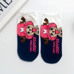 Circumtoy One Piece Chibi Luffy & Chopper Low-cut Socks -accessories outlet store 15683346959 1058026234 2048x