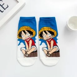 Circumtoy One Piece Chibi Luffy & Chopper Low-cut Socks -accessories outlet store 15683376456 1058026234 2048x