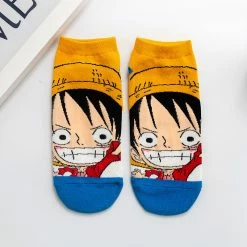 Circumtoy One Piece Chibi Luffy & Chopper Low-cut Socks -accessories outlet store 15796067092 1058026234 2048x
