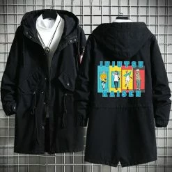 New Jujutsu Kaisen Long Cotton Trench Coat