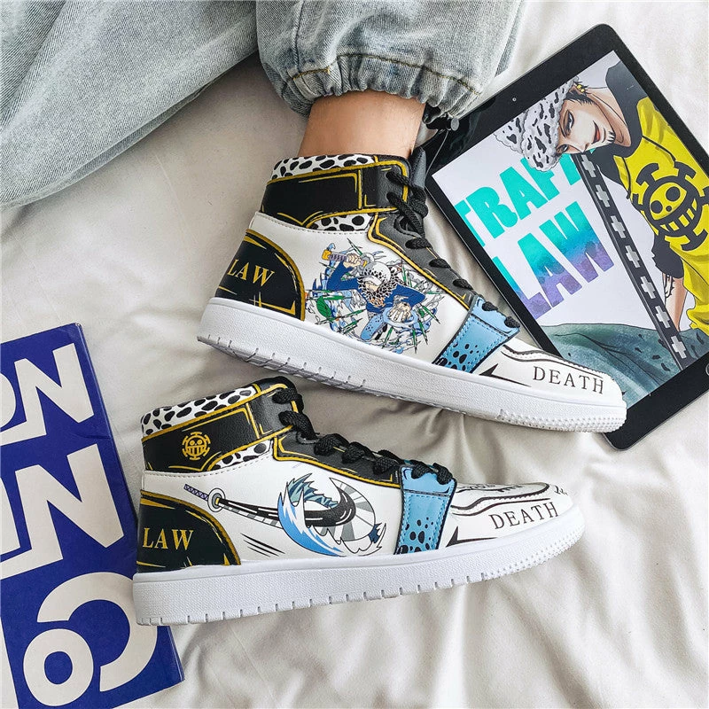 New Trafalgar D. Water Law Outdoor Mid Top Sneaker 2 New Trafalgar D. Water Law Outdoor Mid Top Sneaker - Image 2