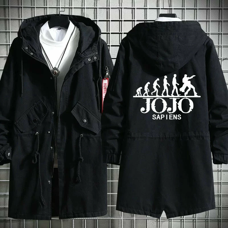 New JoJo's Bizarre Adventure Long Cotton Trench Coat 7 New JoJo's Bizarre Adventure Long Cotton Trench Coat - Image 7