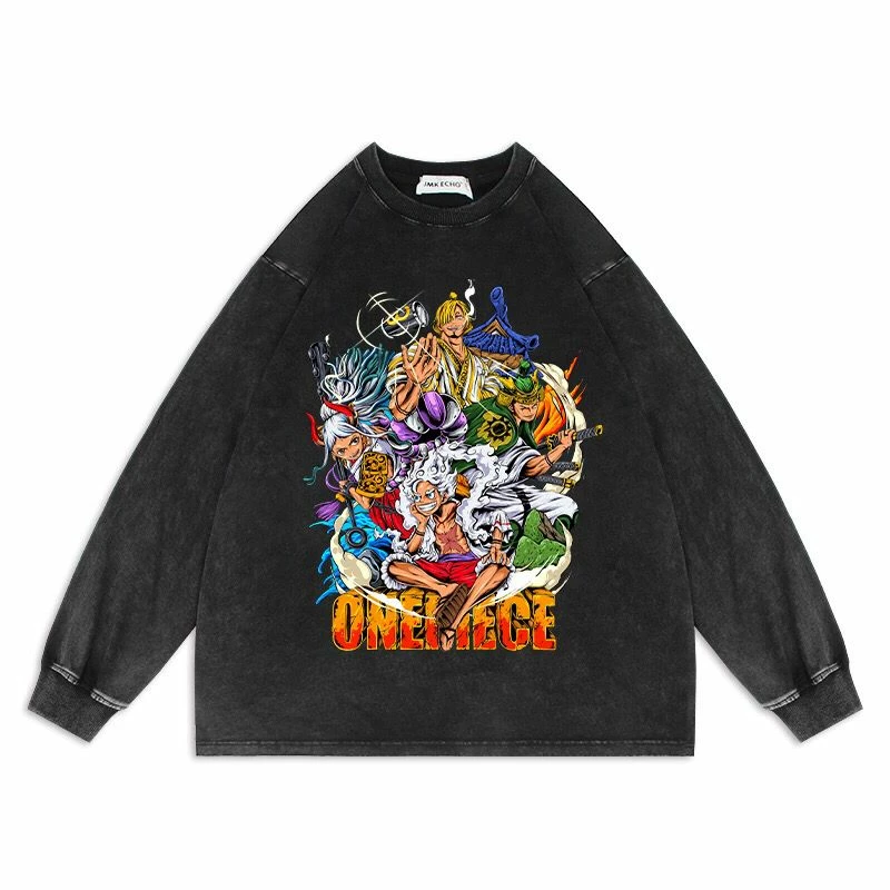 New One Piece Black Long-sleeve T-shirt 8 New One Piece Black Long-sleeve T-shirt - Image 8