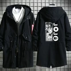 New JoJo's Bizarre Adventure Long Cotton Trench Coat