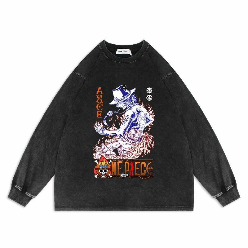 New One Piece Black Long-sleeve T-shirt 4 New One Piece Black Long-sleeve T-shirt - Image 4