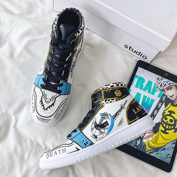 New Trafalgar D. Water Law Outdoor Mid Top Sneaker 6 New Trafalgar D. Water Law Outdoor Mid Top Sneaker - Image 6
