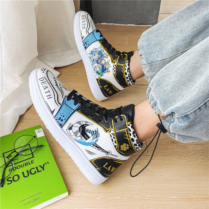 New Trafalgar D. Water Law Outdoor Mid Top Sneaker 3 New Trafalgar D. Water Law Outdoor Mid Top Sneaker - Image 3