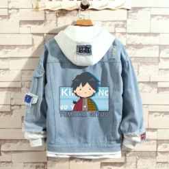 New Demon Slayer: Kimetsu No Yaiba Stylish Hooded Denim Jacket -accessories outlet store IMG 0046 20201221 221407 2048x