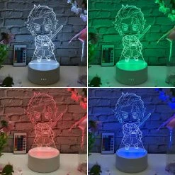 Circumtoy Demon Slayer 3D Illusion Action Figure LED Lamp -accessories outlet store IMG 0224 20210102 163156 2048x