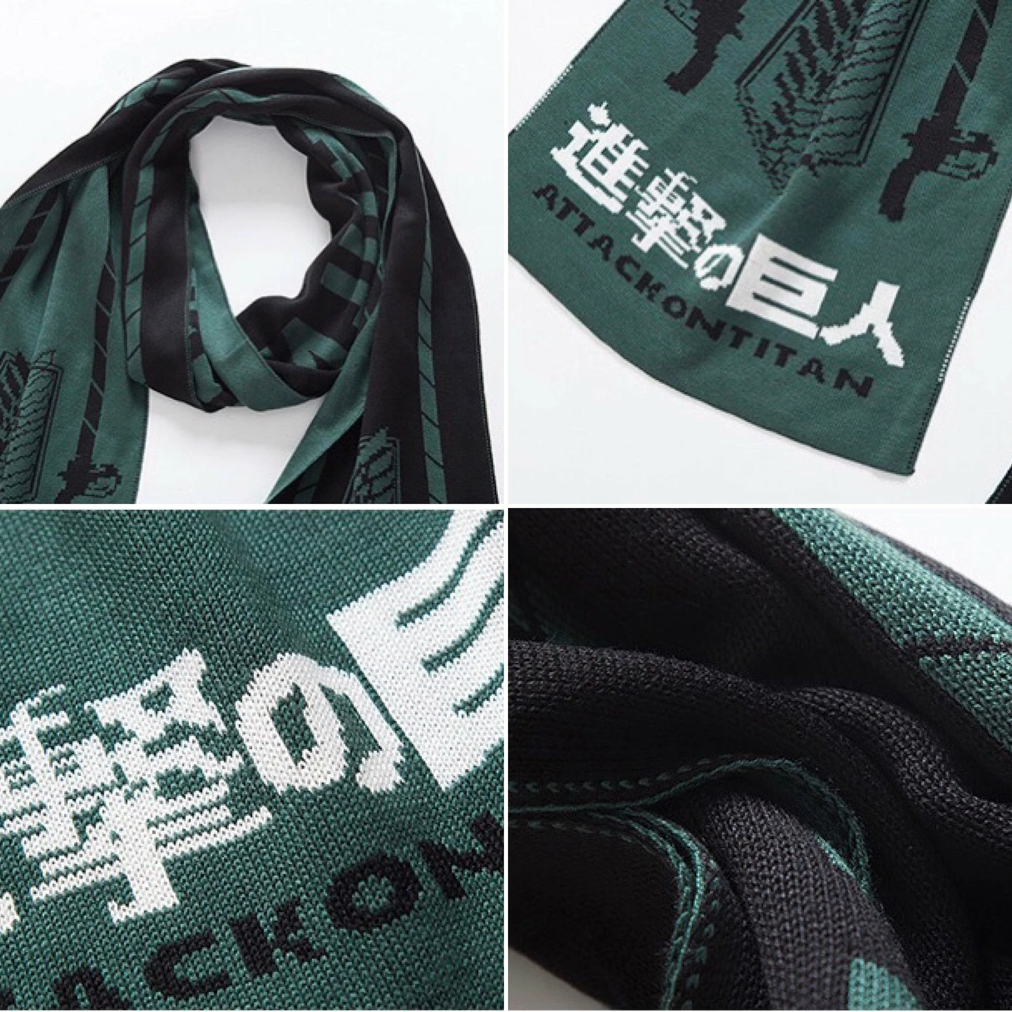 New Attack On Titan Winter Wrap Scarf 3 New Attack On Titan Winter Wrap Scarf - Image 3