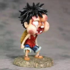 Circumtoy One Piece Beaten Monkey D. Luffy Statue With Swollen Face -accessories outlet store IMG 1352 2048x