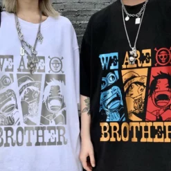 New One Piece Three Brothers Short-sleeved T-shirt -accessories outlet store IMG 2371 20210526 003151 2048x