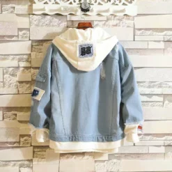 Circumtoy One Piece Stylish Hooded Denim Jacket -accessories outlet store IMG 2410 2048x