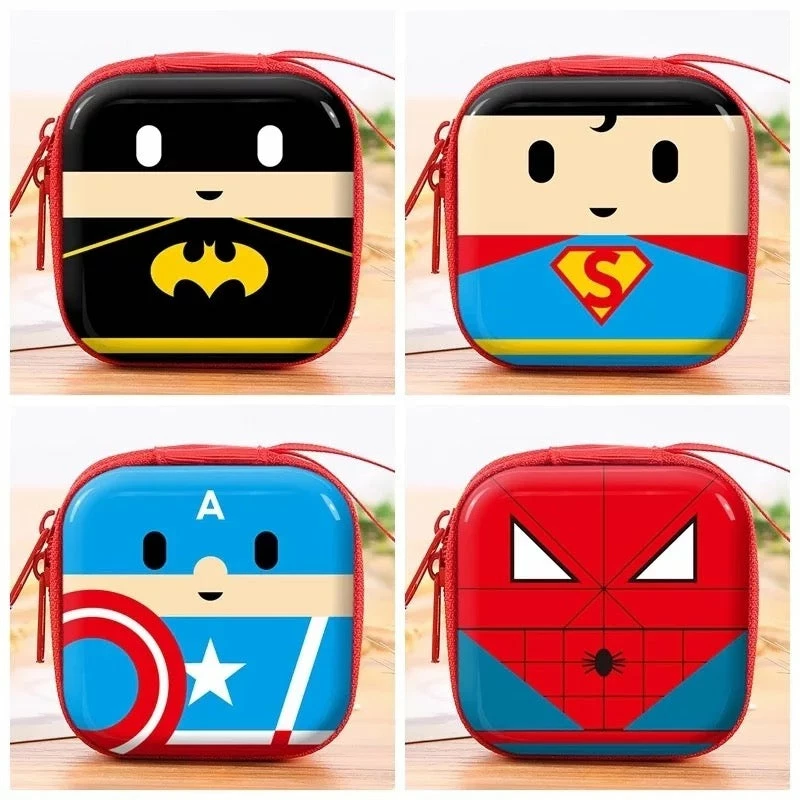 Circumtoy Batman/Superman/Captain America/Spiderman Cartoon Zipper Coin Purse 5 Circumtoy Batman/Superman/Captain America/Spiderman Cartoon Zipper Coin Purse - Image 5