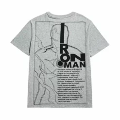 Circumtoy Iron Man Grey Sketch T-shirt
