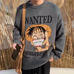 Circumtoy One Piece Luffy Bounty Wanted Sweater -accessories outlet store IMG 5234 20200401 162629 2048x