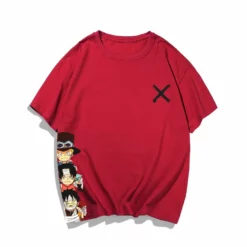 Circumtoy One Piece Cartoon Luffy, Ace And Sabo Crossmark Summer T-shirt -accessories outlet store IMG 5373 20200406 170247 2048x