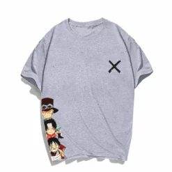 Circumtoy One Piece Cartoon Luffy, Ace And Sabo Crossmark Summer T-shirt -accessories outlet store IMG 5374 20200406 170249 2048x