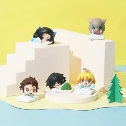 New Demon Slayer Kimetsu No Yaiba Sleeping Figure Gachapon