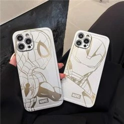 New Iron Man & Spider Man Golden Outline IPhone Case -accessories outlet store IMG 6582 20220326 174120 2048x