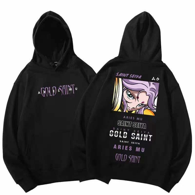 New Saint Seiya: Soul Of Gold Pullover Hoodie 1 New Saint Seiya: Soul Of Gold Pullover Hoodie