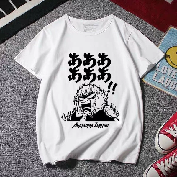 New Demon Slayer Zenitsu Agatsuma Yelling Summer T-shirt 2 New Demon Slayer Zenitsu Agatsuma Yelling Summer T-shirt - Image 2