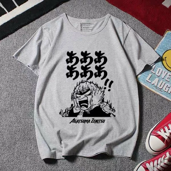 New Demon Slayer Zenitsu Agatsuma Yelling Summer T-shirt 4 New Demon Slayer Zenitsu Agatsuma Yelling Summer T-shirt - Image 4