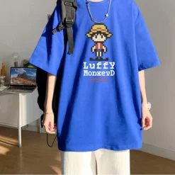 New Cute Monkey D. Luffy Pixel Summer T-shirt 9 New Cute Monkey D. Luffy Pixel Summer T-shirt -accessories outlet store IMG 6854 2048x