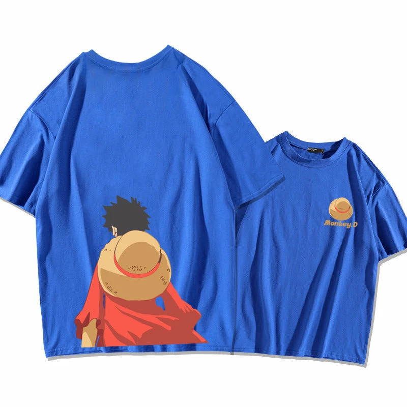 New One Piece Monkey D. Luffy's Back Summer T-shirt 5 New One Piece Monkey D. Luffy's Back Summer T-shirt - Image 5