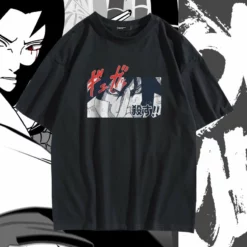 New Naruto Sasuke Uchiha Ninja Summer Tee