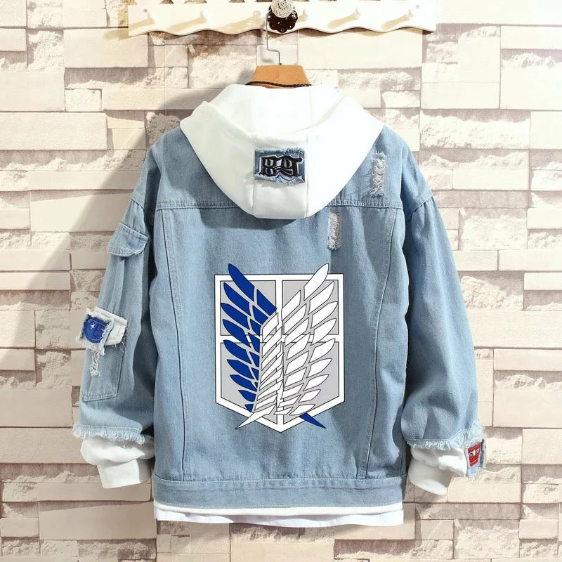 New Attack On Titan Stylish Hooded Denim Jacket 1 New Attack On Titan Stylish Hooded Denim Jacket