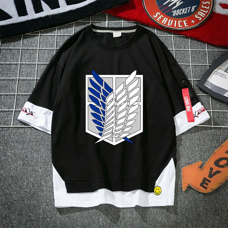 New Attack On Titan Layered T-shirt 1 New Attack On Titan Layered T-shirt