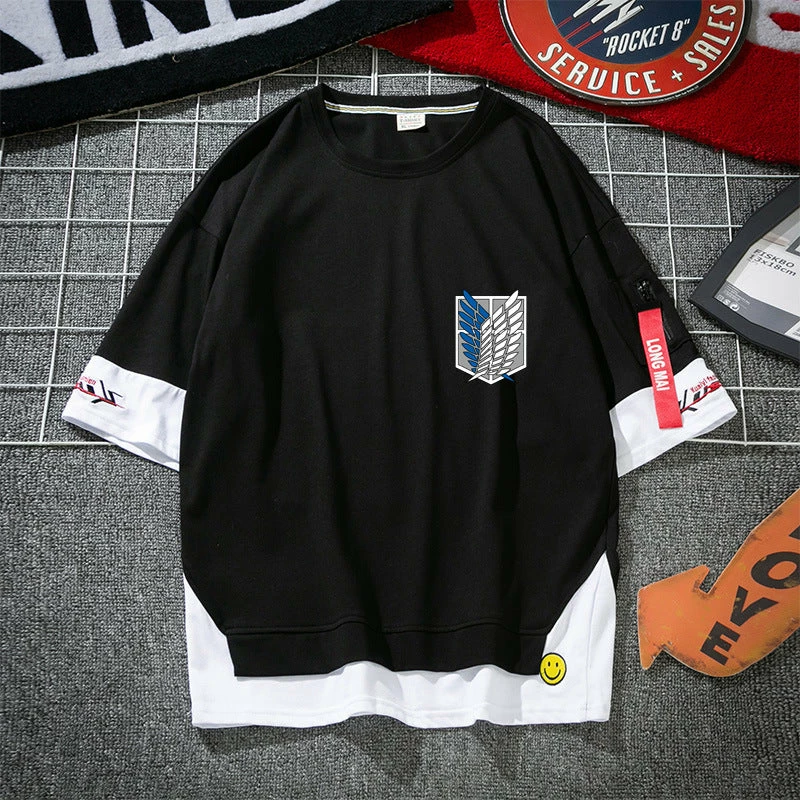 New Attack On Titan Layered T-shirt 3 New Attack On Titan Layered T-shirt - Image 3