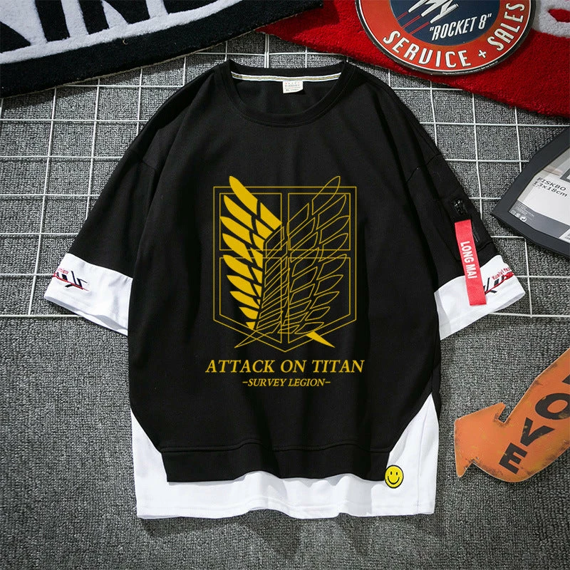 New Attack On Titan Layered T-shirt 4 New Attack On Titan Layered T-shirt - Image 4