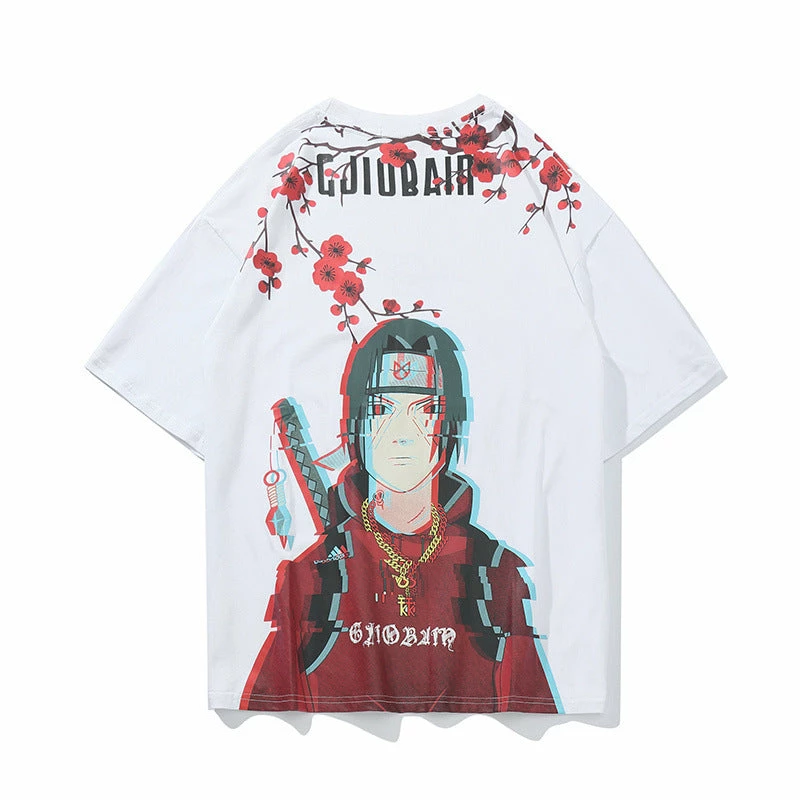 New Itachi Uchiha Sharingan Pixel Summer T-shirt 4 New Itachi Uchiha Sharingan Pixel Summer T-shirt - Image 4