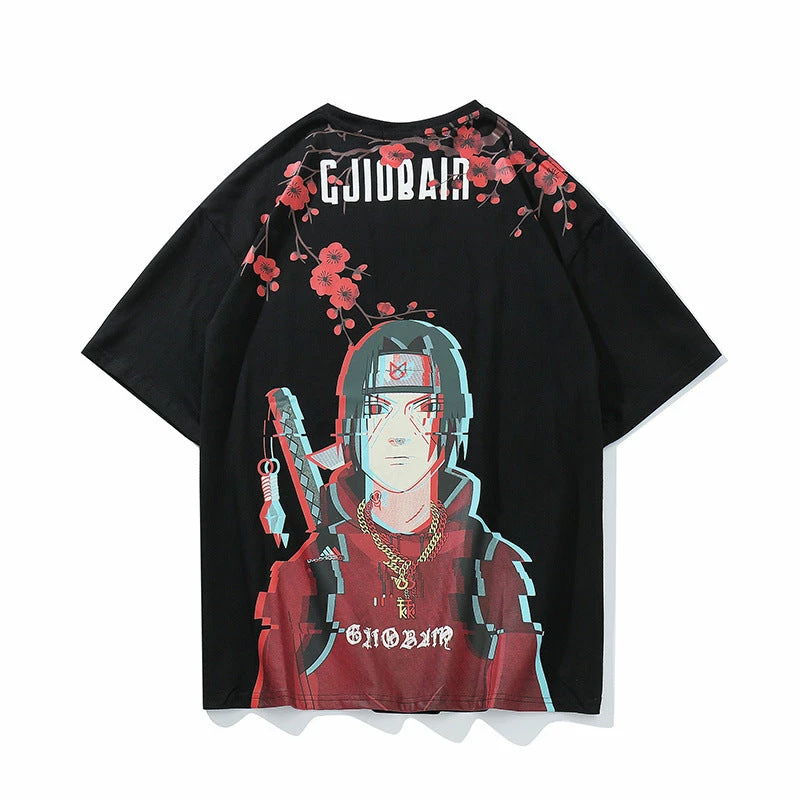 New Itachi Uchiha Sharingan Pixel Summer T-shirt 2 New Itachi Uchiha Sharingan Pixel Summer T-shirt - Image 2
