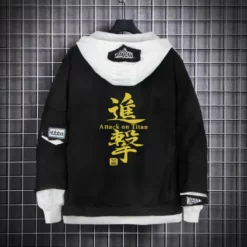 New Attack On Titan Black Layered Hooded Denim Jacket 8 New Attack On Titan Black Layered Hooded Denim Jacket -accessories outlet store IMG 8223 20200822 223657 2048x