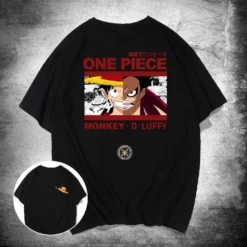 New Monkey D. Luffy Double-Faced Summer T-shirt