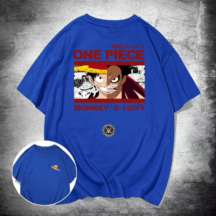 New Monkey D. Luffy Double-Faced Summer T-shirt 5 New Monkey D. Luffy Double-Faced Summer T-shirt - Image 5