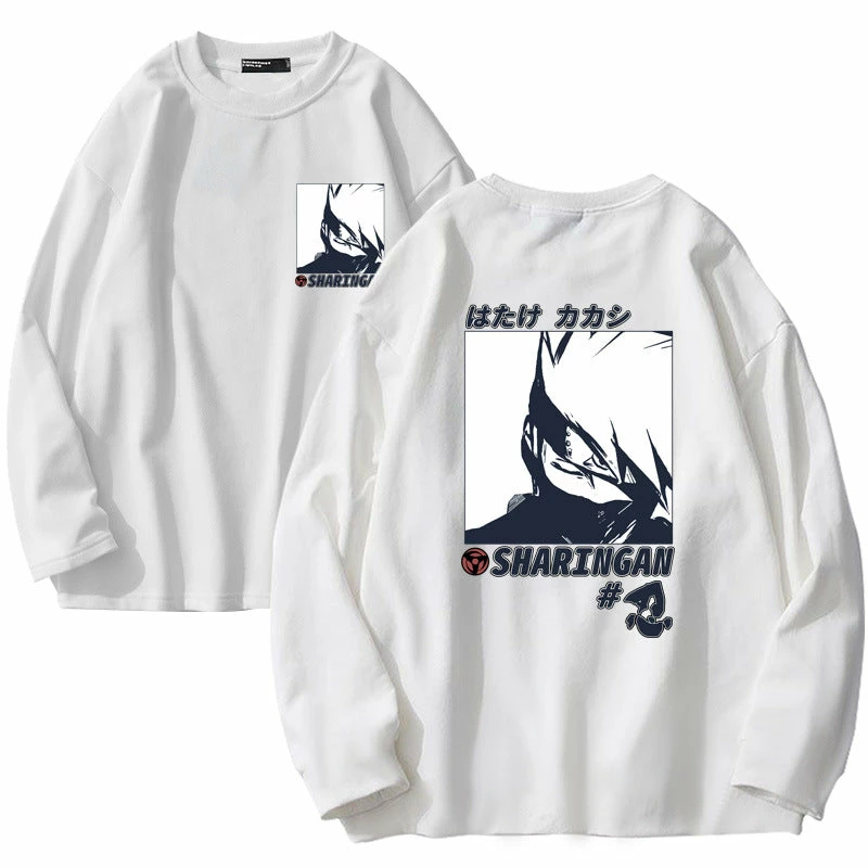 New Kakashi Hatake Sharingan Long Sleeve T-shirt 2 New Kakashi Hatake Sharingan Long Sleeve T-shirt - Image 2