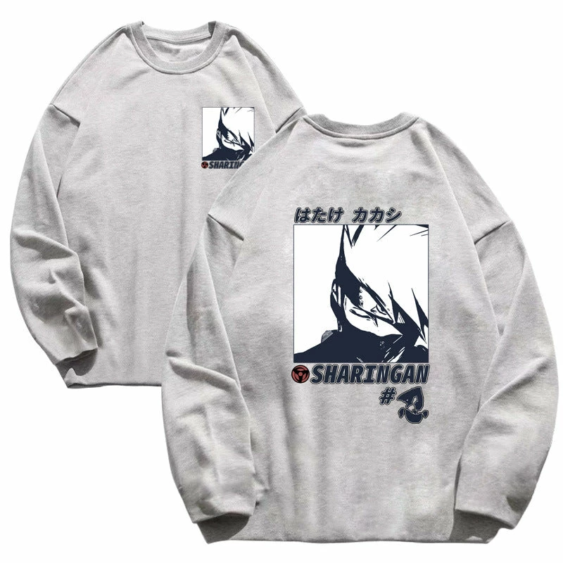 New Kakashi Hatake Sharingan Long Sleeve T-shirt 3 New Kakashi Hatake Sharingan Long Sleeve T-shirt - Image 3