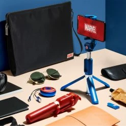 New Marvel Iron Man & Captain America Bluetooth Selfie Stick
