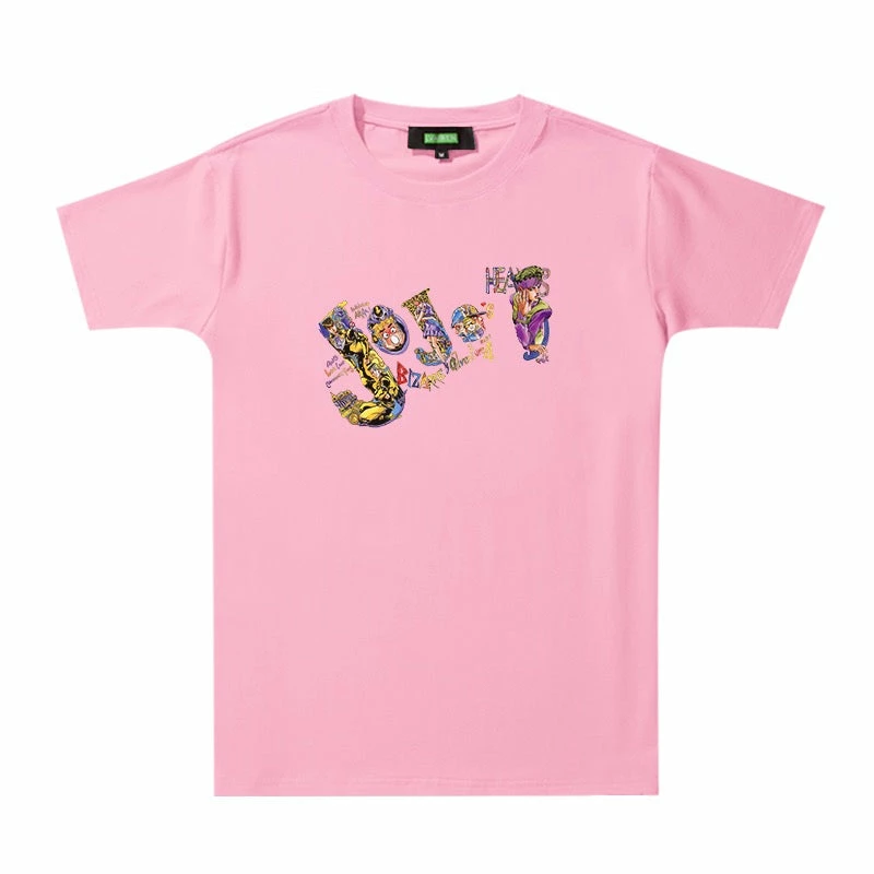 New JoJo's Bizarre Adventure Colorful Icon Summer T-shirt 4 New JoJo's Bizarre Adventure Colorful Icon Summer T-shirt - Image 4