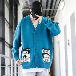 New Monkey D. Luffy And Tony Tony Chopper Cardigan Knit Sweater -accessories outlet store IMG 9194 20201011 232214 2048x
