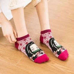 Others Demon Slayer Cartoon 5-Pack Low-cut Socks -accessories outlet store IMG 9457 20201112 134539 2048x