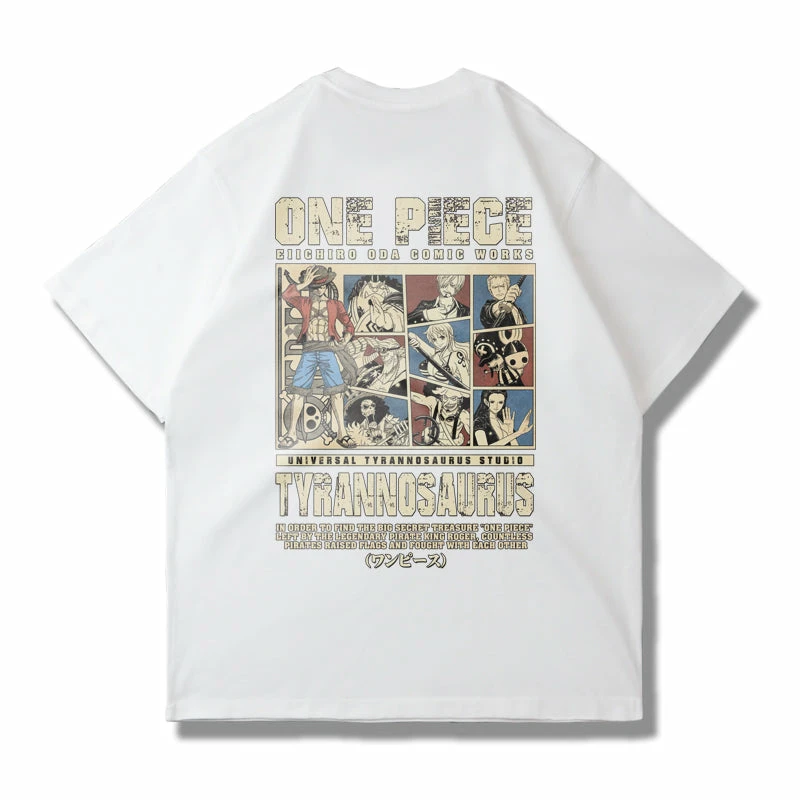 New One Piece Comic Style Summer T-shirt 7 New One Piece Comic Style Summer T-shirt - Image 7