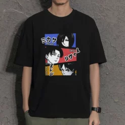New Attack On Titan Fights In Wave Summer T-shirt -accessories outlet store O1CN011r3f9e24PvIw5fQ3v 1114367384 2048x