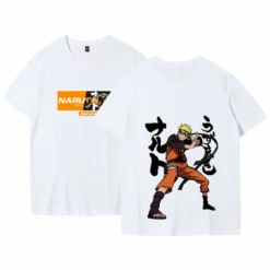 New Naruto Shippuden Naruto Uzumaki Pattern Summer T-shirt