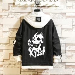 Circumtoy Jojo Black Layered Hooded Denim Jacket -accessories outlet store O1CN016YZ5ee1FZV6XfJoQ7 3043960501 0 cib 2048x